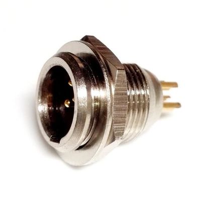 3Pin 250VAC Small Electrical Connectors 3-7 Pole For Microphone Chassis