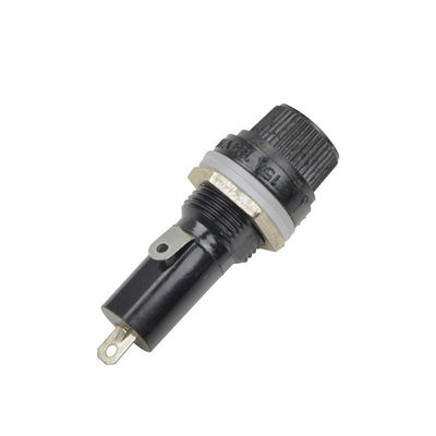 10A 250VAC Glass Tube Fuse Holder Panel Mount For Older Automotive Applications